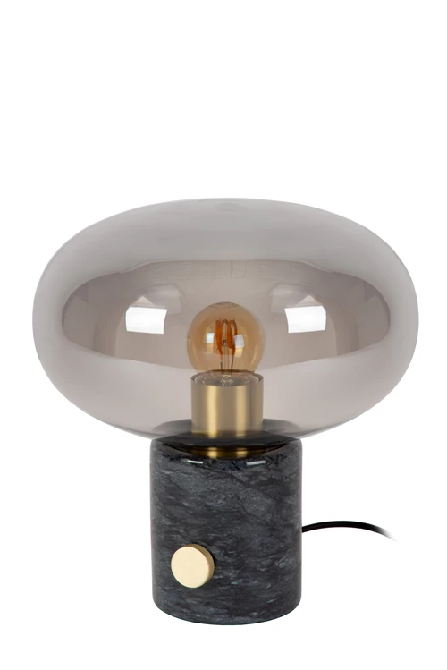 Lucide CHARLIZE - Tischlampe - Ø 23 cm - 1xE27 - Schwarz - ausgeschaltet